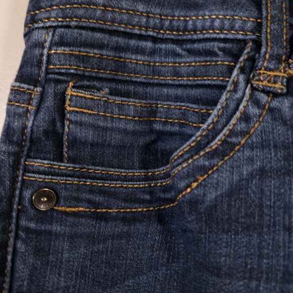 Democracy Jeans Womens 30x25 Size 4 Ab Tech Dark Wash Skinny Stretch Elastic - Picture 14 of 16